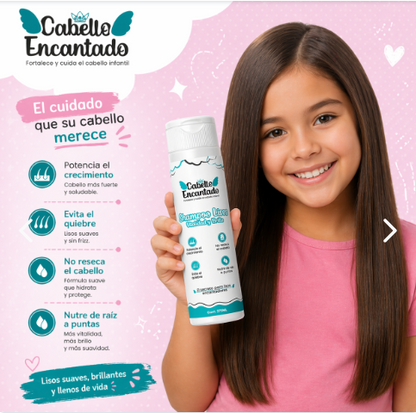 Shampoo para cabello liso